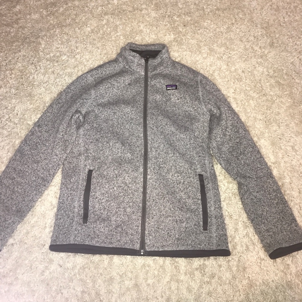 patagonia zip up fleece